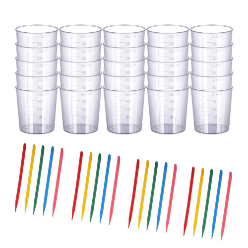 Récipient de mesure polyvalent en résine époxy pour des-200ml