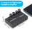 4 Channel Headphone Amplifier, with 3.5MM Output &3.5MM Audio Input 2