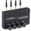4 Channel Headphone Amplifier, with 3.5MM Output &3.5MM Audio Input 1