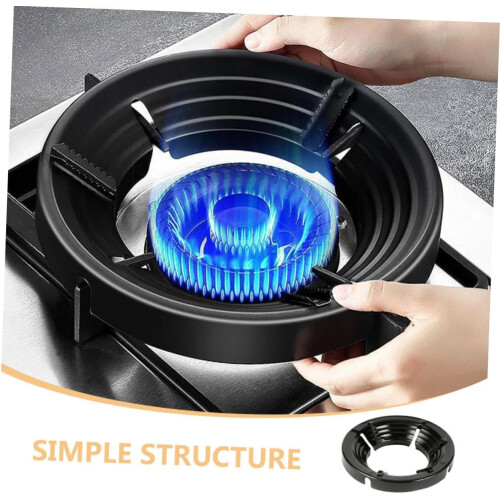 Wok Support Ring, Windproof Stove Cover, Temperature Resistant NonSlip Holder 1