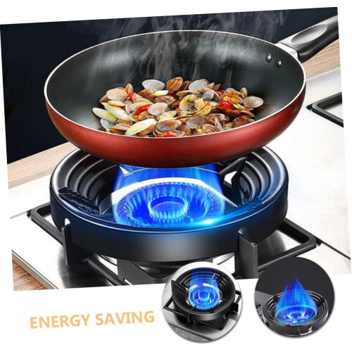 Wok Support Ring, Windproof Stove Cover, Temperature Resistant NonSlip Holder 2