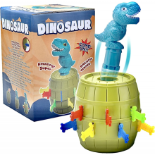 Vyskakovacie hračky s dinosaurami pre chlapcov a dievčatá vo veku 3-8 rokov, klasické vyskakovacie spoločenské hry pre deti, akčné