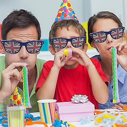 (Μαύρα) Γυαλιά ηλίου με σημαία Union Jack, Γυναικεία ρούχα, αξεσουάρ πάρτι, γιορτά 1