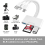 5-in-1 memory card reader, USB OTG adapter and SD card reader for USB C and USB A devices 2