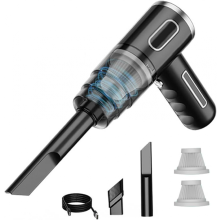 (29000PA-Black)29000pa Powerful Car Vacuum Cleaner Wet/dry Cordless Strong Suction Handheld Yaying Shop