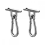 τεμάχια Βάσεις στήριξης τοίχου M5 για αιώρα, σάκος άμμου, γάντζοι γιόγκα, εντα 1