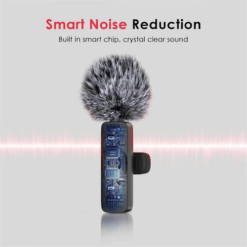 3 in 1 Wireless Lavalier Microphones for IPhone, Android, Camera, USB-C Microphone, Mini Microphone 2