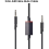 Replacement Headset Cable, Compatible with Astro A10/a40 Gaming Headsets-subaoe 4