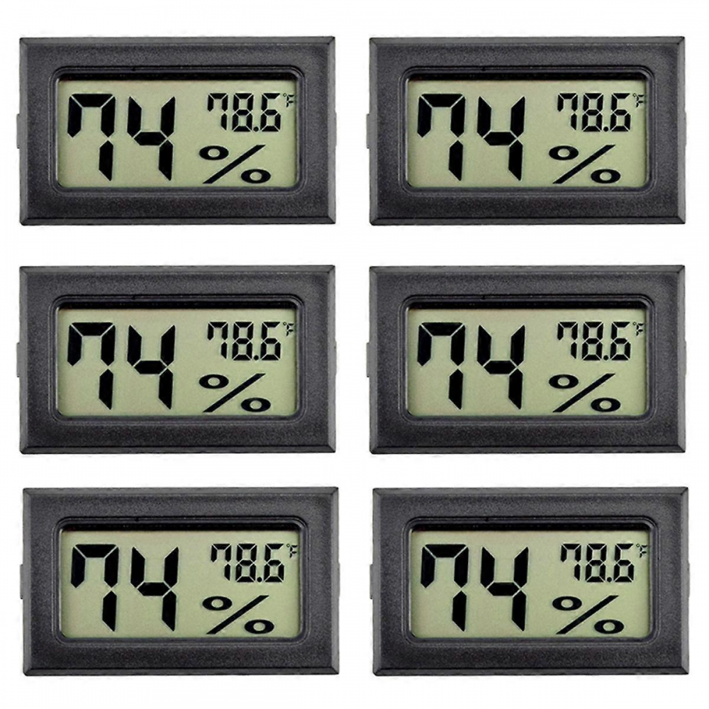 Hygromètre Thermomètre D'intérieur - Écran LCD Couleur, Magnétique, Pour Maison, Bureau, Voiture