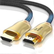 10m 26AWG HDMI 2.1-kabel 8K / 60Hz 4K / 120Hz HDMI naar HDMI vergulde connectorkabel compatibel met PS5 XBox TV Computer Projector