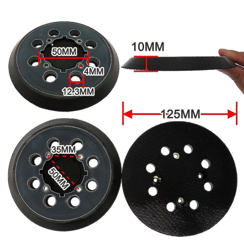 Disco de lixa de reposição de 5 polegadas compatível com Dewalt-dwe6421/6421k, Dwe6423/6423kwanan 1