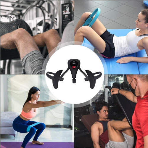 Adjustable Thigh Muscle Trainer NonSlip Effective with Digital Display 2