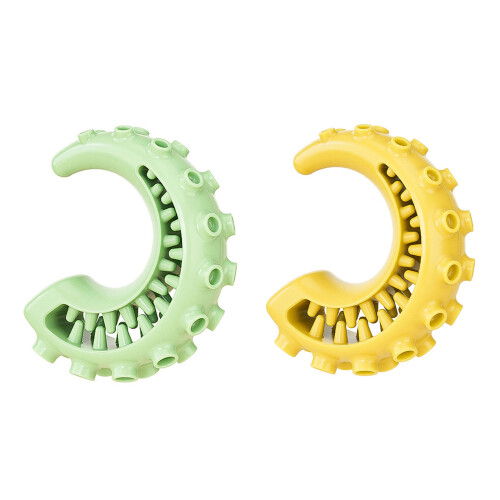 Gummi-Tentakel-Beißspielzeug, interaktiver-Grün 1