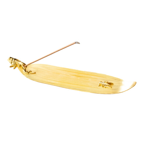 Räucherstäbchenhalter, Bambusblatt-Räucherstäbchenhalter,-1