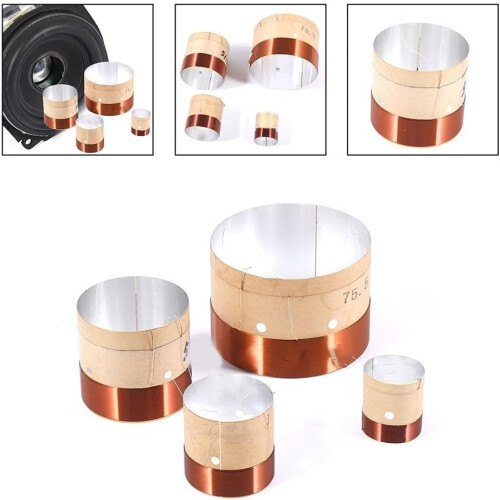 Doublelayer round copper wire voice coil, designed to meet various speaker  requirements (49.5) 1
