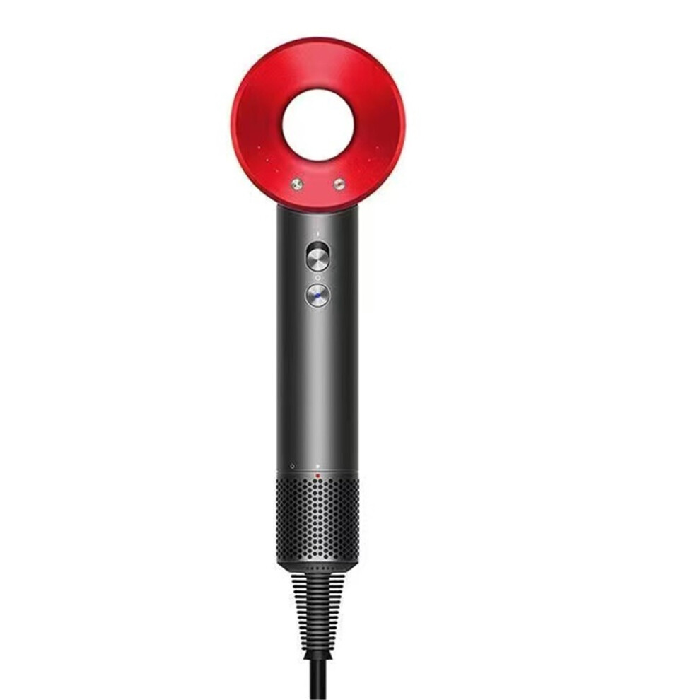 Red (Red) Professional Ionic Hair Dryer With Magnetic Attachments - Fast Drying & Frizz Control For Salon-Quality Results