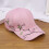 Chapeau de Baseball à la mode, chapeau brodé de fleurs,-Blanc 5