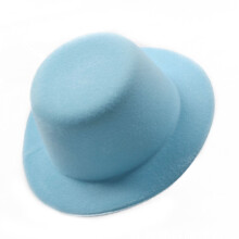 Base de chapeau bibi élégante pour femmes, chapeaux de-bleu ciel