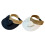 Chapeau de soleil pliable avec décalcomanie à-Noir taille unique 2