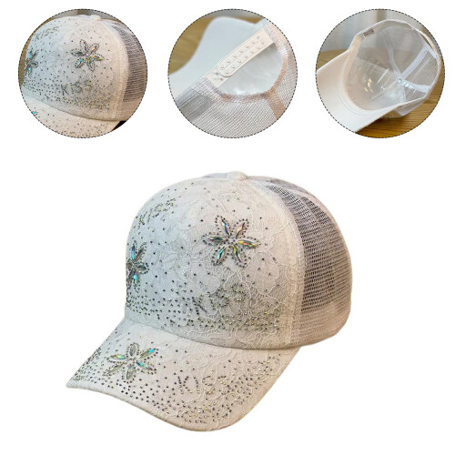 Casquettes de Baseball pour filles,-Rose taille unique 2