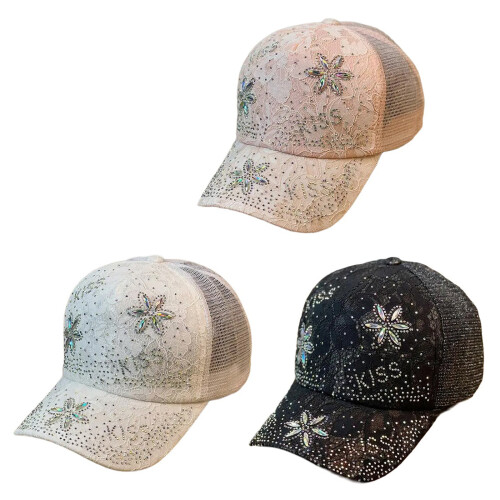 Casquettes de Baseball pour filles,-Rose taille unique 1