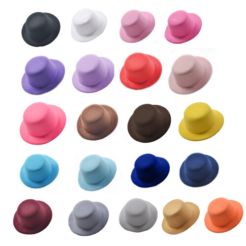 Base de chapeau bibi colorée, merveilleux choix pour-gris clair 2