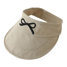 Chapeau de soleil d'extérieur à larges bords, visière-Beige