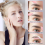 Lot de 6 ciseaux à sourcils en acier inoxydable 4