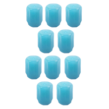 10 Stück leuchtende Ventilkappen für Autoreifen, blau