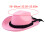 Chapeaux de cowboy avec corde de menton réglable,-Blanc 4