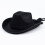 Chapeaux de cowboy avec corde de menton réglable,-Blanc 6