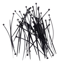 Colliers de serrage de qualité industrielle : 100 x 2,5 mm, noirs, lot de 50.