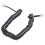 9,3 Zoll schwarzes RJ9-Telefon-Modem-Spiralkabel 2