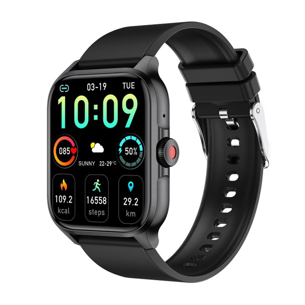 (Black) Smart Watch For Men & Women Â 1.85" Full Color Touchscreen, Ip68 Waterproof, Fitness Tracker With App Black 6988671935187