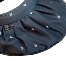 Chapeau de soleil pliable pour filles, chapeau Portable Ă -Noir