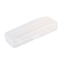 1 stuk opbergdoos voor scheermesjes, transparante plastic doos