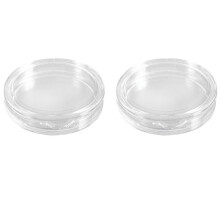 10 Stk Kleine ronde transparante Kunststoff-Muenzkapseln doos 23mm