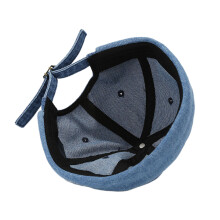 Bonnets en détresse chapeau adulte broderie lettre-Bleu marine