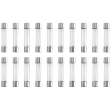 20 fusibili a tubo di vetro a fusione rapida, 8A 8 Ampere 250V, 6 mm x 30 mm
