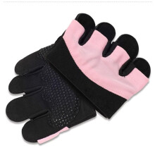 Fitness gloves Nylon, silicone Gym gloves for nonslip women Breathable workout gloves Cycling gloves Pink