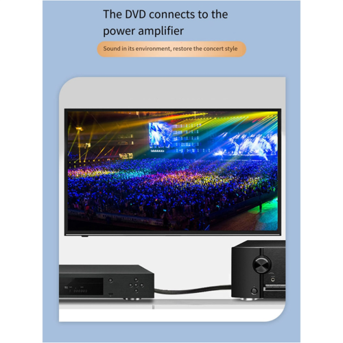 3 meter digitale glasvezel audiokabel voor aansluiting op dvd- en cd-speler 1