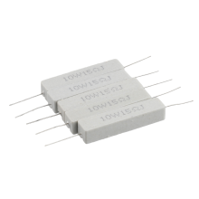 5 stuks 10W Watt 15 ohm 5% draadgewonden keramische cementweerstand