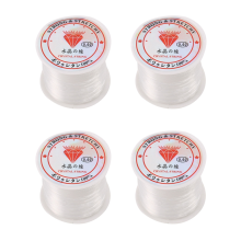 53Lbs 0.6mm Nylon trasparente Angel Schnur Angelschnur Zielfischnur