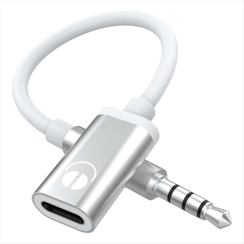 Cable de audio macho de 3,5 mm a hembra tipo C, C