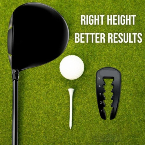 Ball HeightRight Adjustable Golf Tee Height Tool-for Swing Golf 1