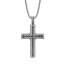 Collar colgante de acero inoxidable para hombre