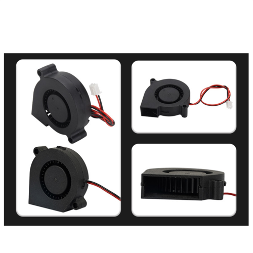 3D-printer koelventilator 12V, 5015 turboblower, 2-pins connector 1