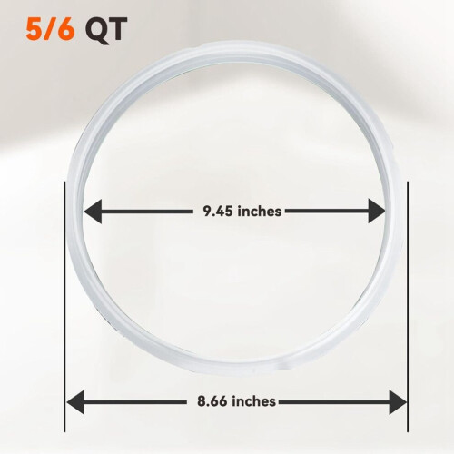 3-pack silikontätningsringar för Instant Pot 5/6 Qt, 2
