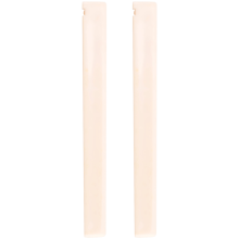 2 pezzi di ricambio in plastica beige per ponte e capotasto di chitarra classica
