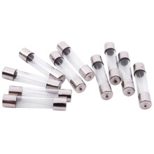 10 fusibili a tubo di vetro a fusione rapida, 6x30 mm, 250 V, 3 A